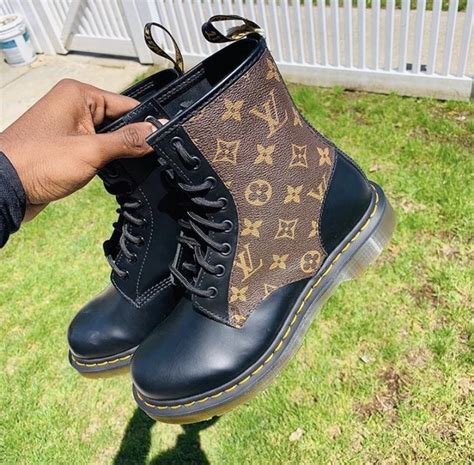 Check Out My Customized Louis Vuitton Doc Martens!